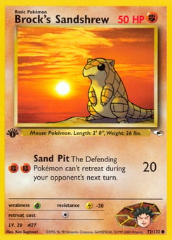 Brock's Sandshrew – Common – Gym Heroes
