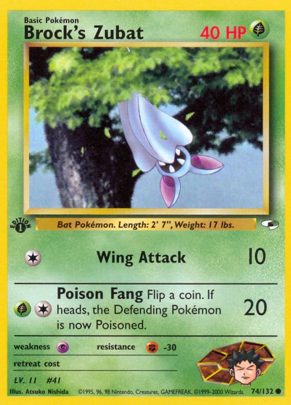 Brock's Zubat – Common – Gym Heroes