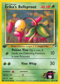 Erika's Bellsprout – Common – Gym Heroes