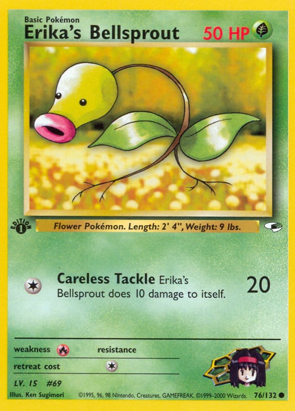 Erika's Bellsprout – Common – Gym Heroes