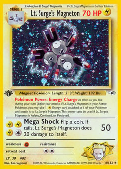 Lt. Surge's Magneton – Rare Holo