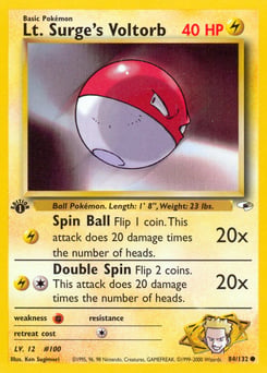 Lt. Surge's Voltorb – Common