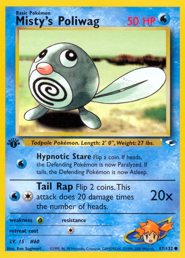 Misty's Poliwag – Common – Gym Heroes