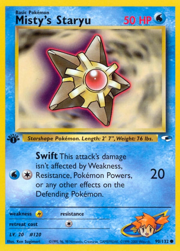 Misty's Staryu – Common – Gym Heroes