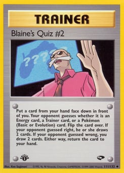 Blaine's Quiz #2 – Uncommon