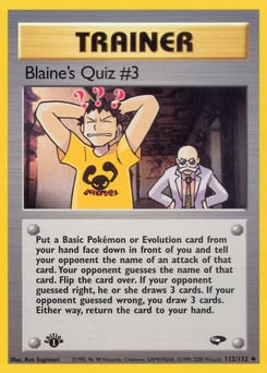 Blaine's Quiz #3 – Uncommon