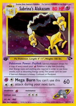 Sabrina's Alakazam – Rare Holo