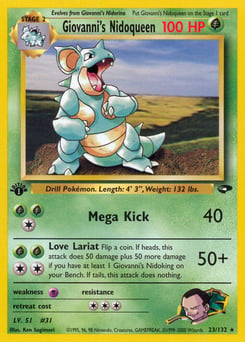 Giovanni's Nidoqueen – Rare