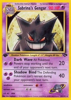 Sabrina's Gengar – Rare