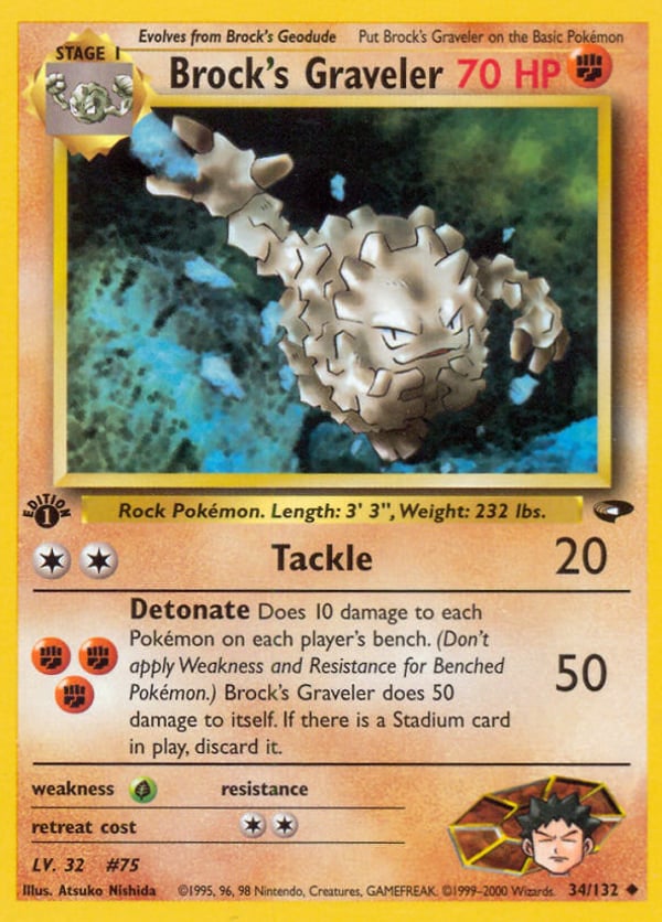 Brock's Graveler – Uncommon – Gym Challenge