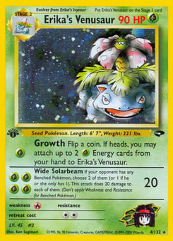 Erika's Venusaur – Rare Holo – Gym Challenge