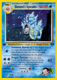 Giovanni's Gyarados – Rare Holo