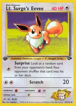 Lt. Surge's Eevee – Uncommon