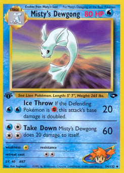Misty's Dewgong – Uncommon