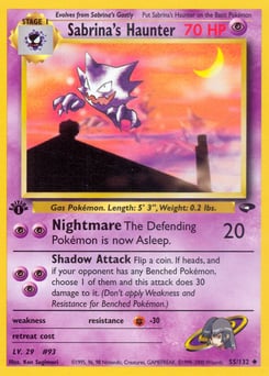 Sabrina's Haunter – Uncommon – Gym Challenge
