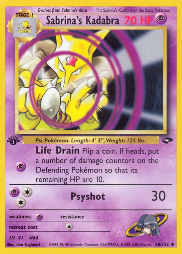 Sabrina's Kadabra – Uncommon – Gym Challenge