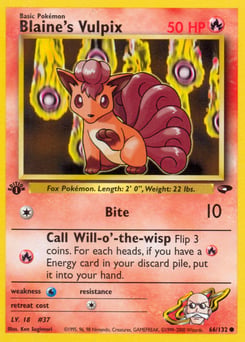 Blaine's Vulpix – Common