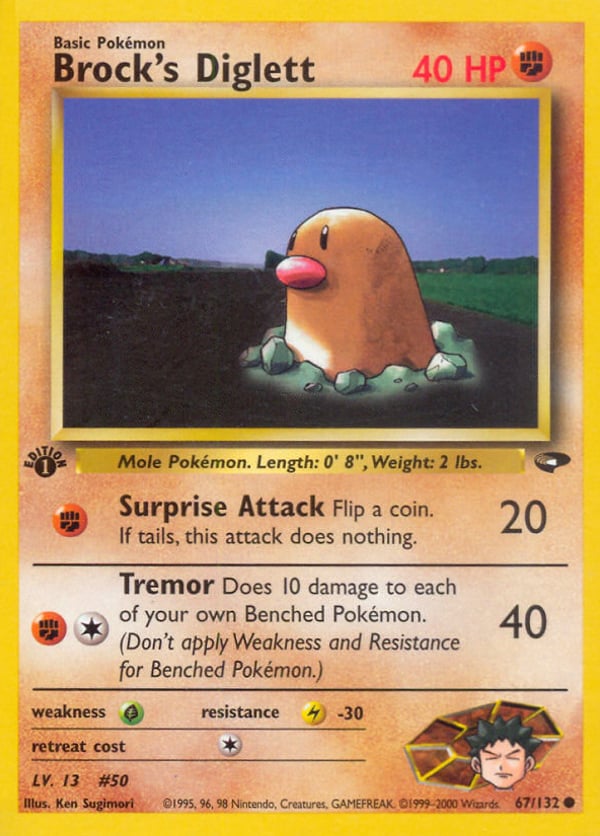 Brock's Diglett – Common – Gym Challenge