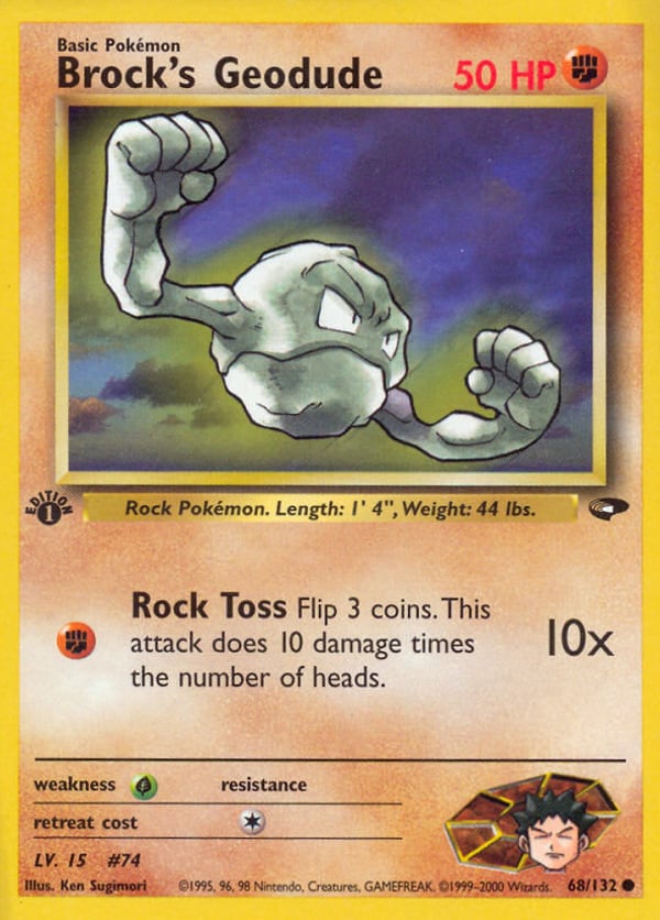 Brock's Geodude – Common – Gym Challenge