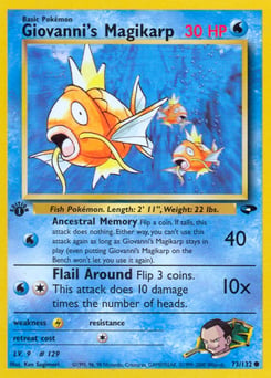 Giovanni's Magikarp – Common – Gym Challenge