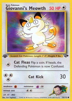 Giovanni's Meowth – Common – Gym Challenge