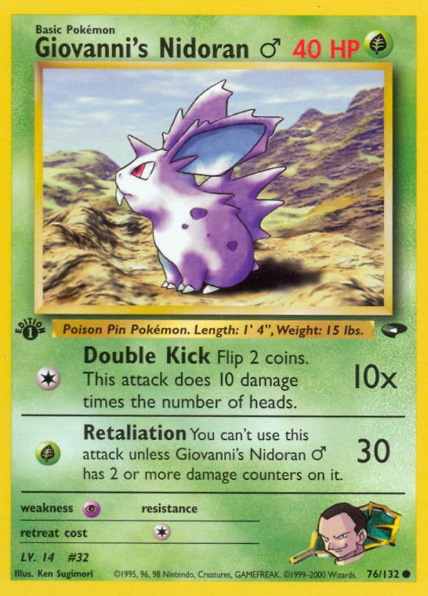 Giovanni's Nidoran ♂ – Common – Gym Challenge