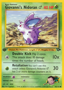Giovanni's Nidoran ♂ – Common – Gym Challenge