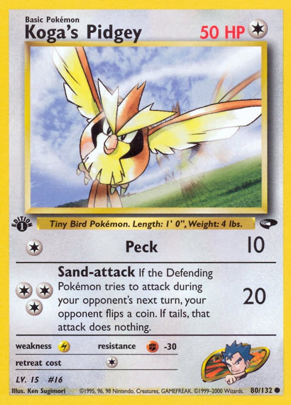 Koga's Pidgey – Common – Gym Challenge