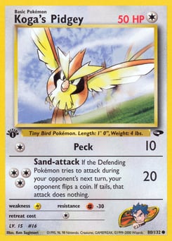 Koga's Pidgey – Common – Gym Challenge