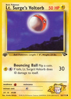 Lt. Surge's Voltorb – Common