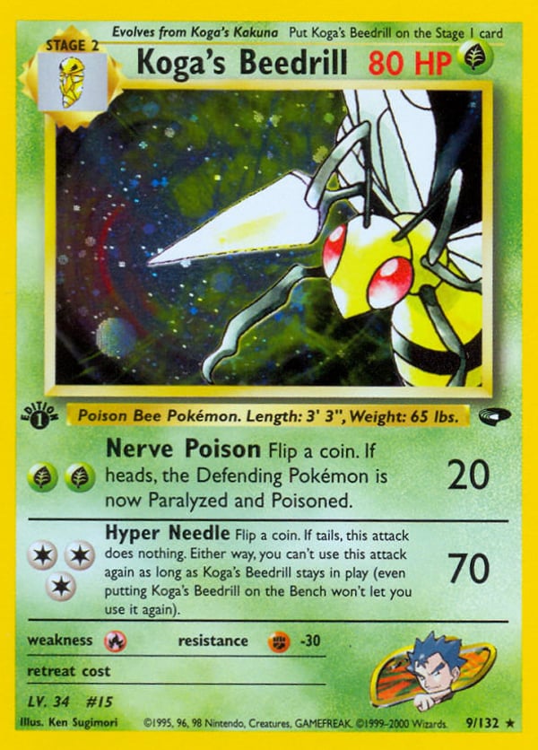 Koga's Beedrill – Gym Challenge