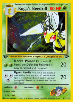 Koga's Beedrill – Rare Holo