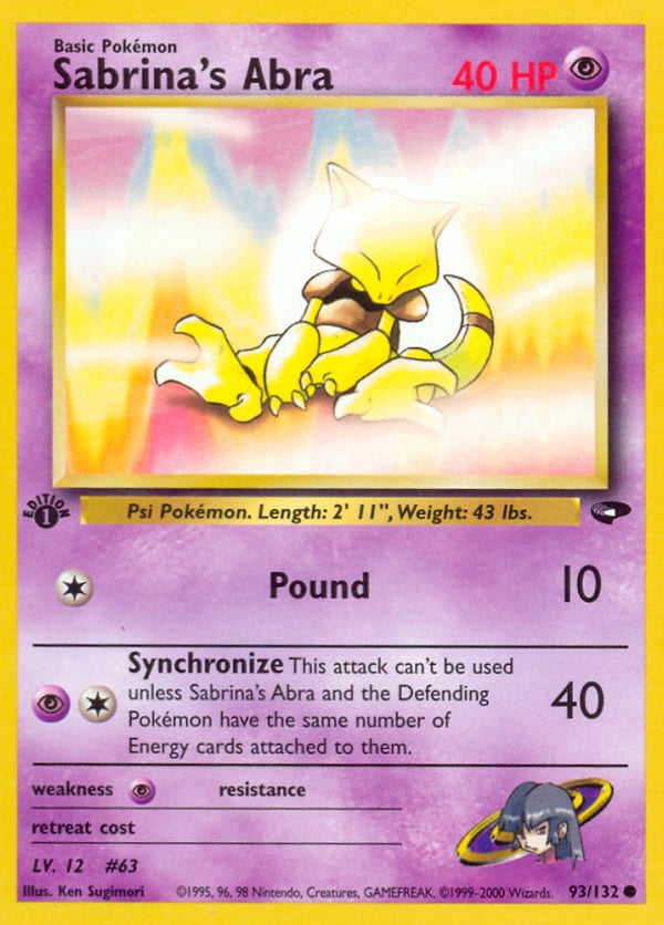 Sabrina's Abra – Gym Challenge