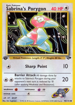 Sabrina's Porygon – Common – Gym Challenge