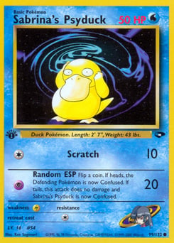 Sabrina's Psyduck – Common – Gym Challenge