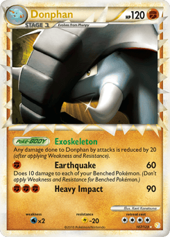 Donphan – Rare Prime – HeartGold & SoulSilver