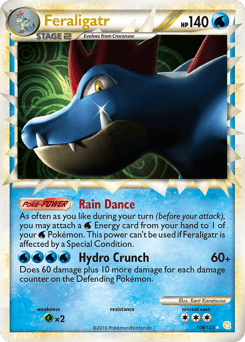 Feraligatr – Rare Prime – HeartGold & SoulSilver
