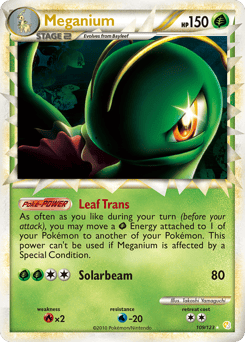 Meganium – Rare Prime – HeartGold & SoulSilver