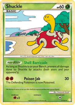 Shuckle – Rare Holo – HeartGold & SoulSilver