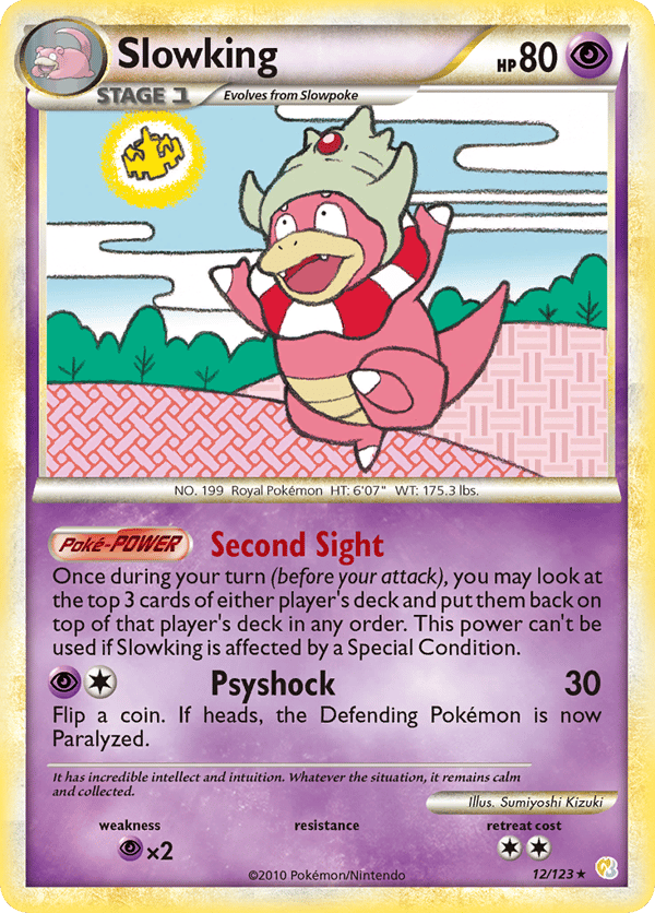 Slowking – Rare Holo – HeartGold & SoulSilver