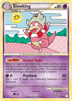 Slowking – Rare Holo – HeartGold & SoulSilver