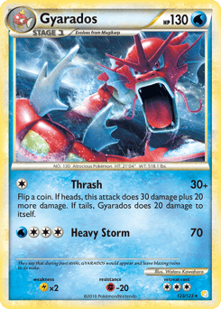 Gyarados – Rare Holo – HeartGold & SoulSilver