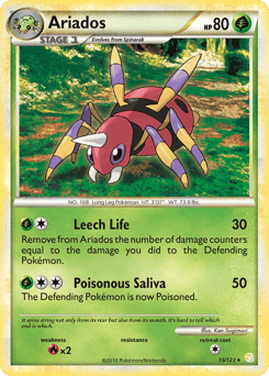 Ariados – Rare – HeartGold & SoulSilver