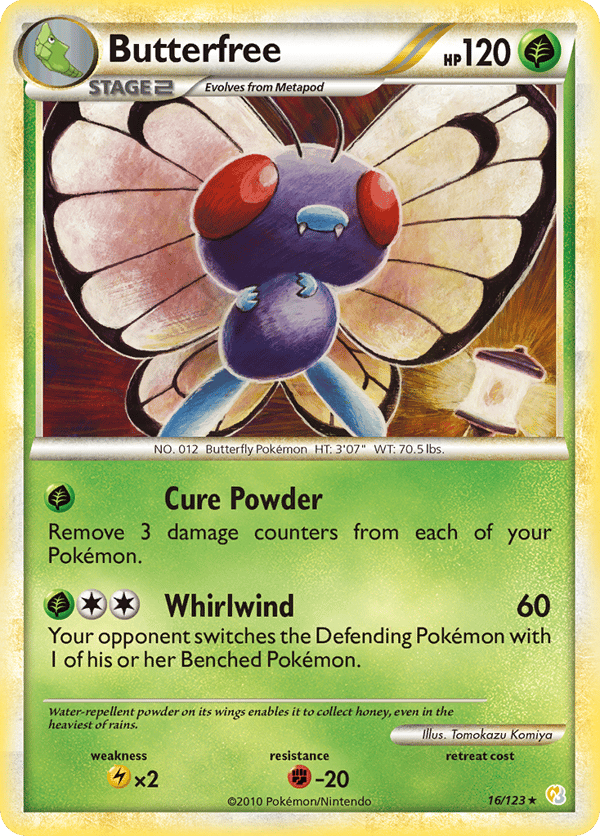 Butterfree – Rare – HeartGold & SoulSilver