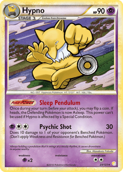 Hypno – Rare – HeartGold & SoulSilver
