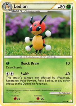 Ledian – Rare – HeartGold & SoulSilver