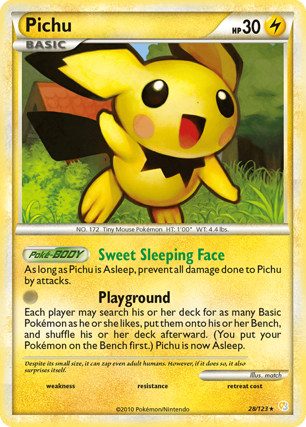 Pichu – Rare – HeartGold & SoulSilver