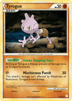 Tyrogue – Rare – HeartGold & SoulSilver