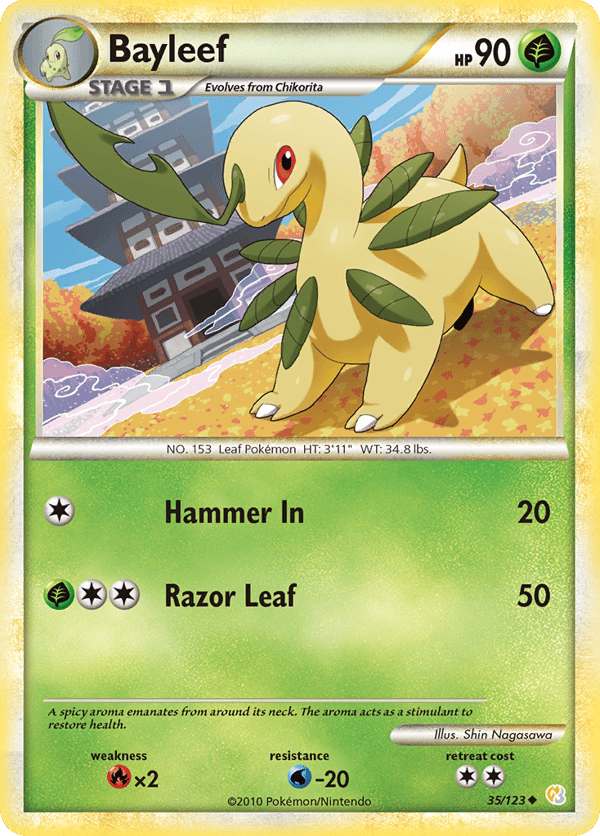 Bayleef – HeartGold & SoulSilver