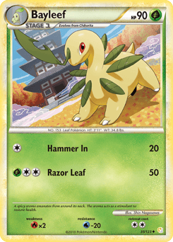 Bayleef – Uncommon – HeartGold & SoulSilver